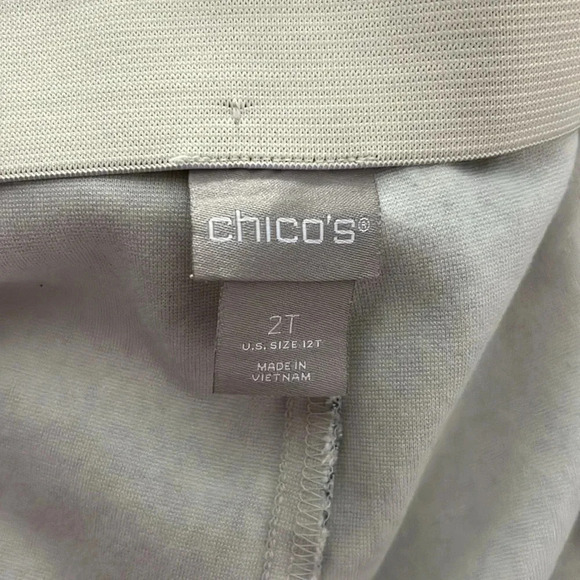 Chico’s Juliet Cheetah-Print Ankle Pants size 12 tall - Picture 6 of 6